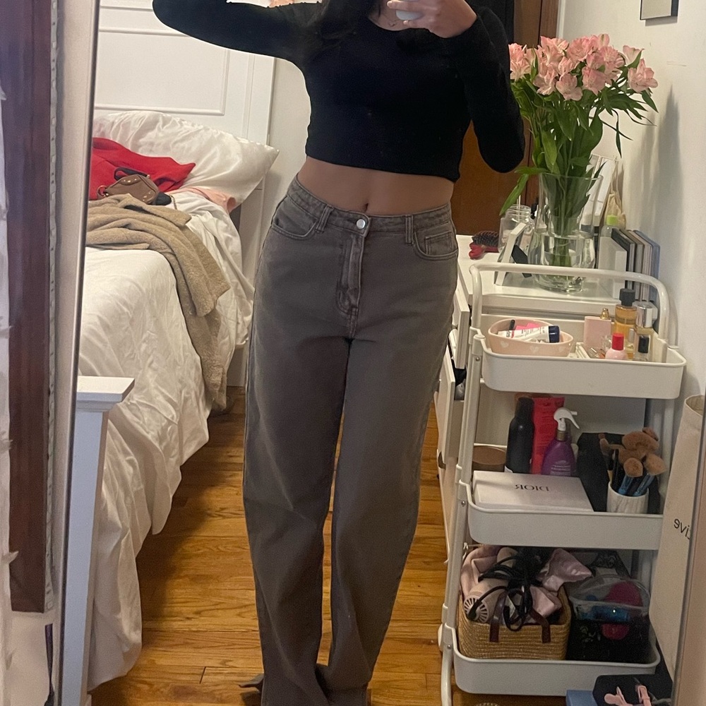 Pretty Little Thing Brown Jeans